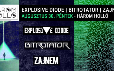Ropogós electro power trió a Három Hollóban