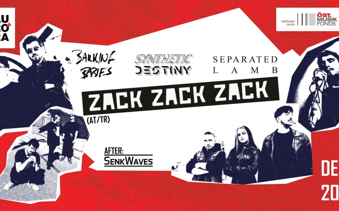 Ilyen volt a Barking Babies, Separated Lamb, Synthetic Destiny és a Zack Zack Zack az Aurórában